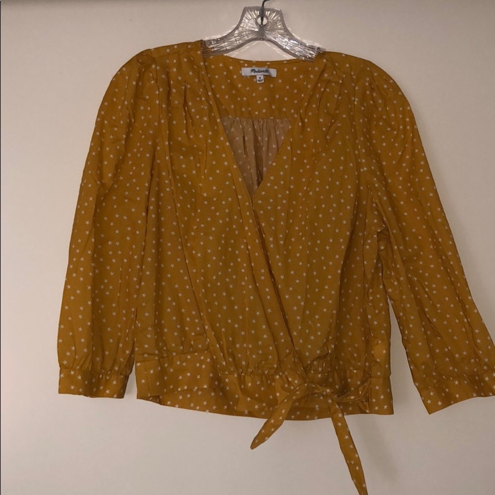 Yellow Starry Madewell Top